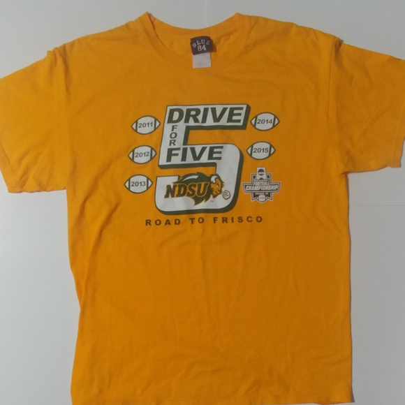 NDSU North Dakota State Bison The Drive For 5 Foot - Picture 1 of 1